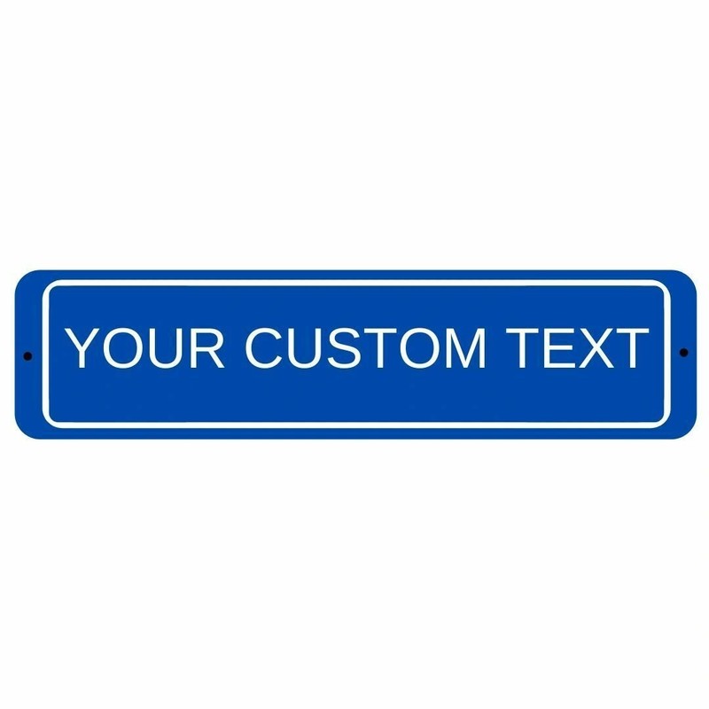 Custom Personalized Aluminum Street Sign Outdoor Indoor Great Gift for Everyone gallery