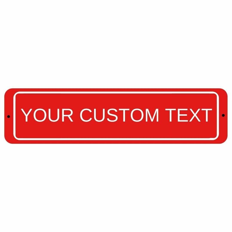 Custom Personalized Aluminum Street Sign Outdoor Indoor Great Gift for Everyone gallery