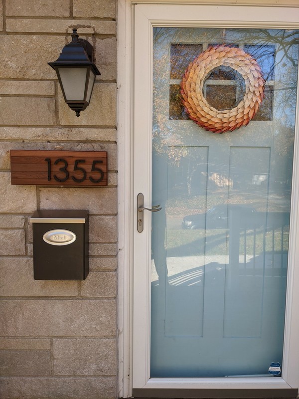 4 inch Modern House Address Numbers Letters, color choices gallery