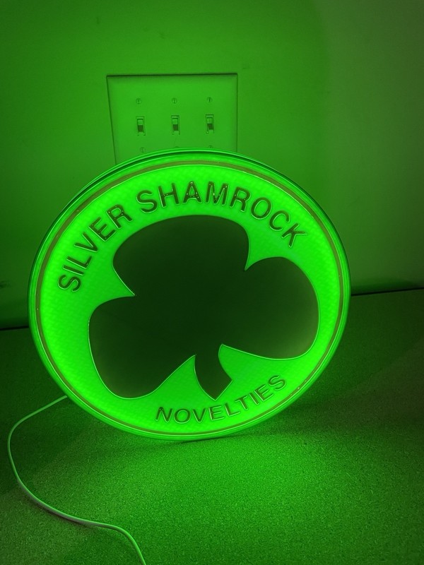 halloween light box sign