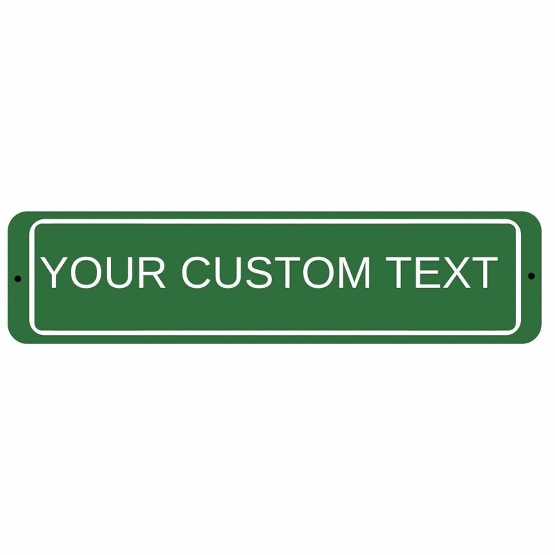 Custom Personalized Aluminum Street Sign Outdoor Indoor Great Gift for Everyone gallery