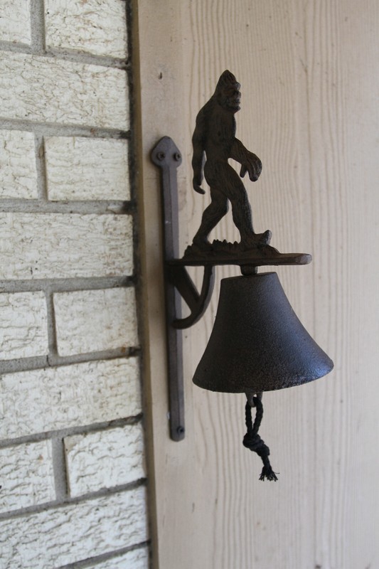 1 WALL MOUNTED BIG FOOT BELL,ALL OCCASION GIFTS,COUNTRY DECOR,SASQUATCH B-97 gallery