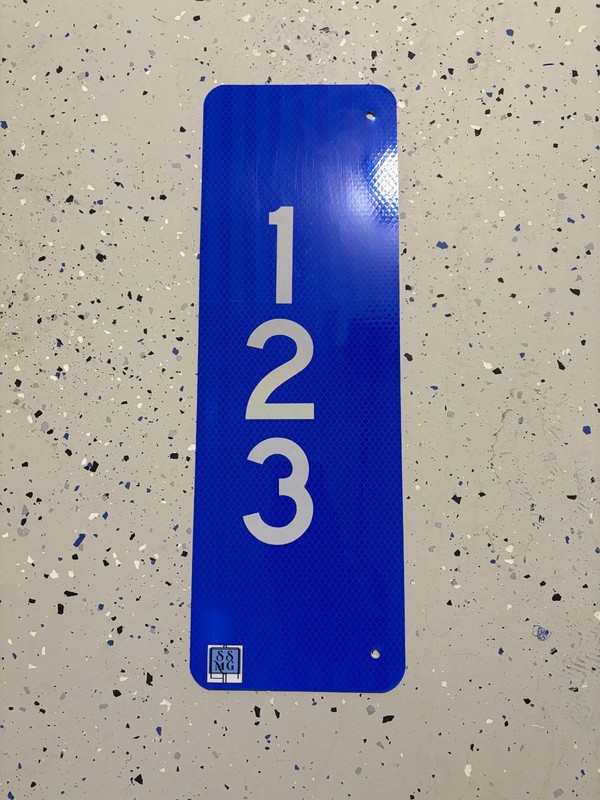 3M HIP 911 Reflective Address Mailbox Sign By SSMG gallery