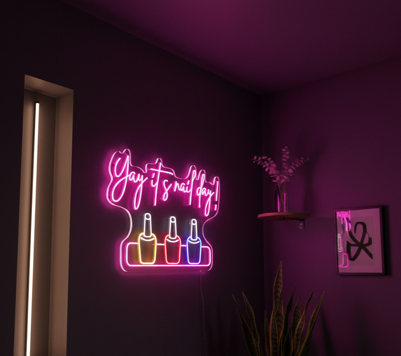 Custom Neon Sign for Salon & Bar | Personalized Name Sign | Custom LED Wall Sign gallery