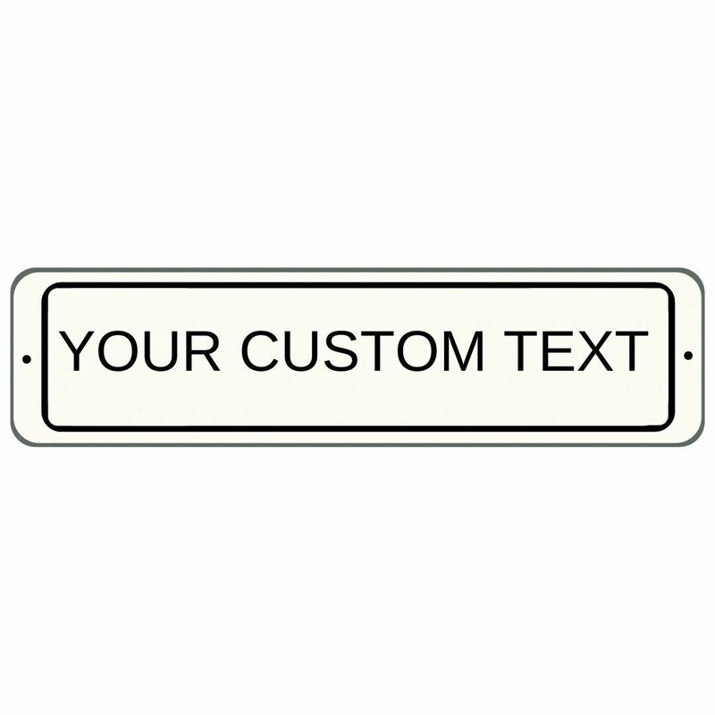 Custom Personalized Aluminum Street Sign Outdoor Indoor Great Gift for Everyone gallery