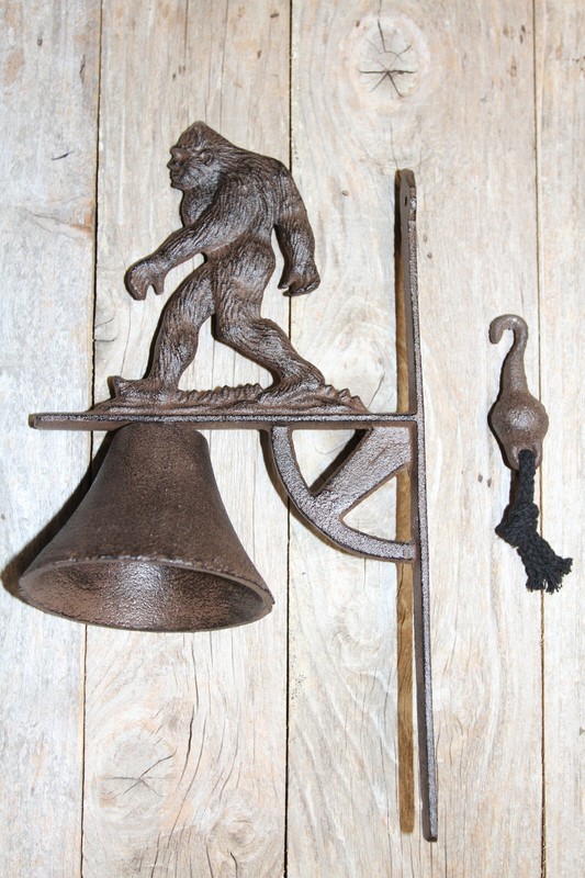 1 WALL MOUNTED BIG FOOT BELL,ALL OCCASION GIFTS,COUNTRY DECOR,SASQUATCH B-97 gallery