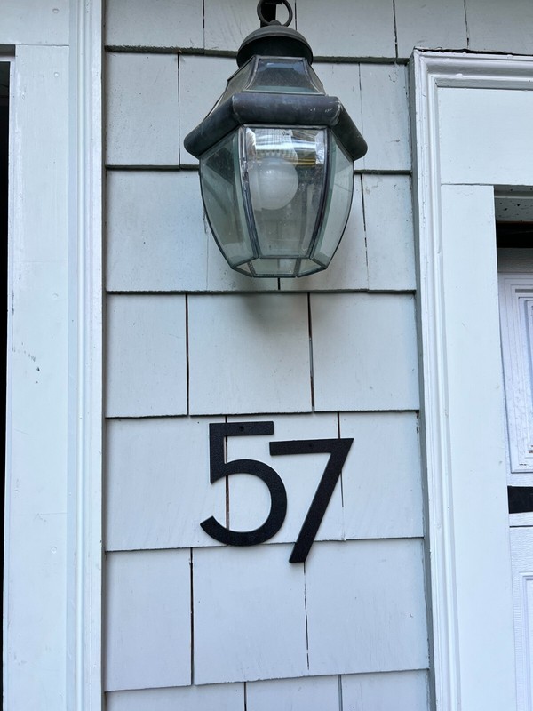 4 inch Contemporary House Numbers or Letters; color choices gallery